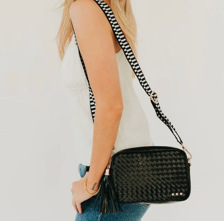 woven willow purse