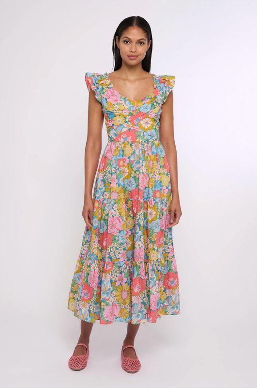 mari long dress- summer in the sun
