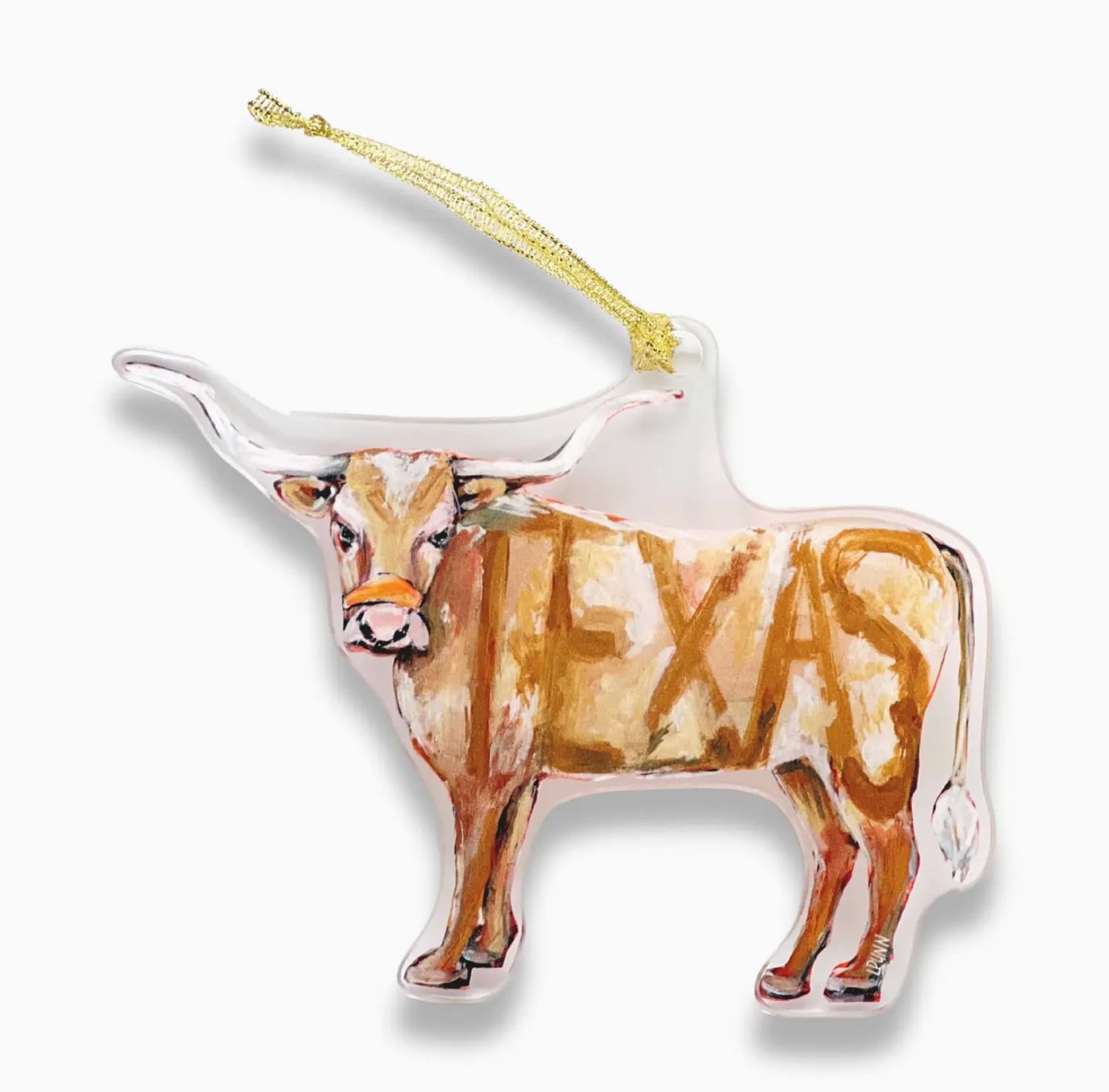 longhorn acrylic- ornament