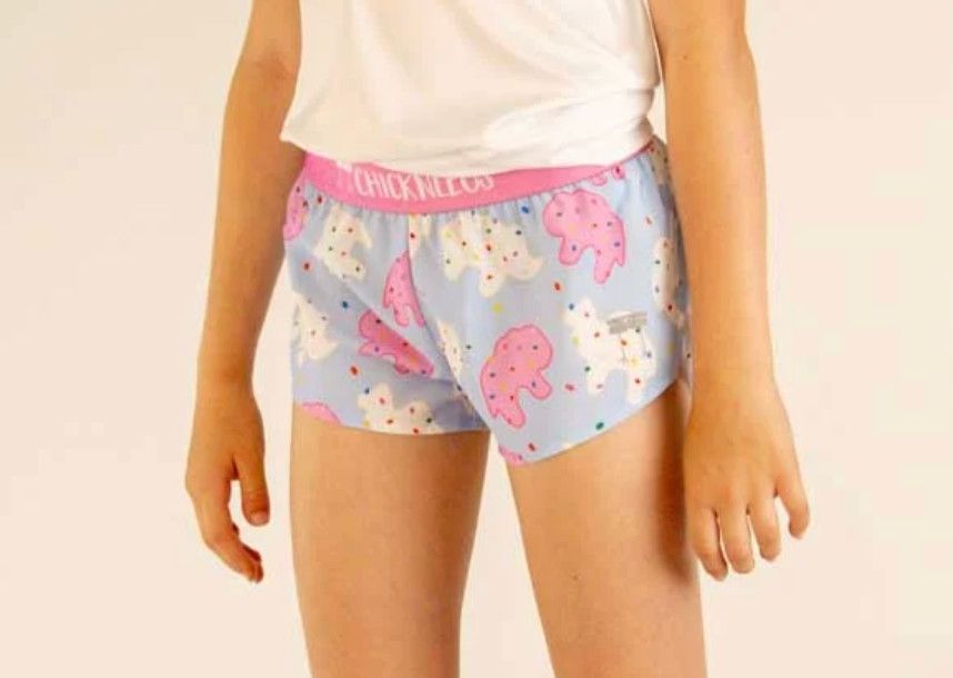 youth split running shorts 