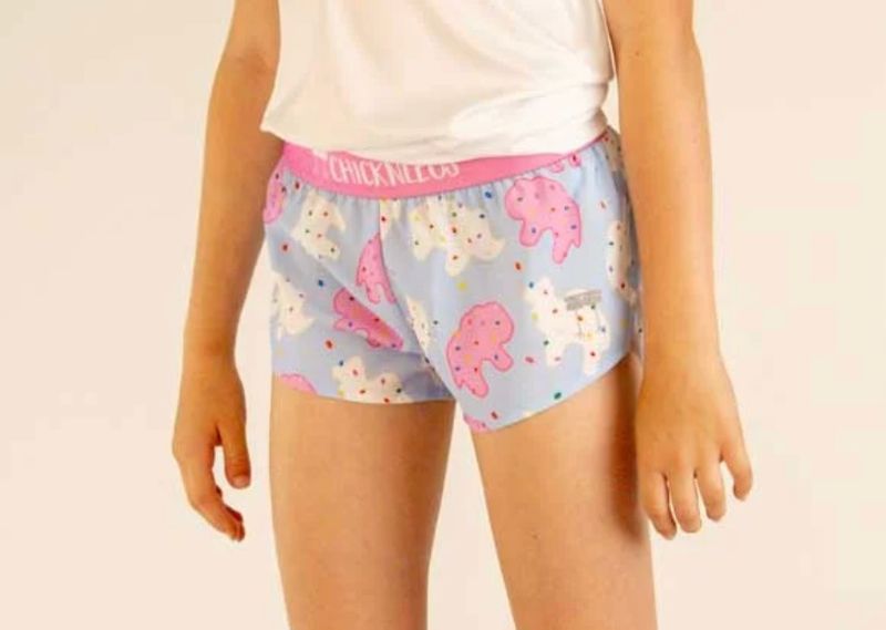 youth split running shorts 