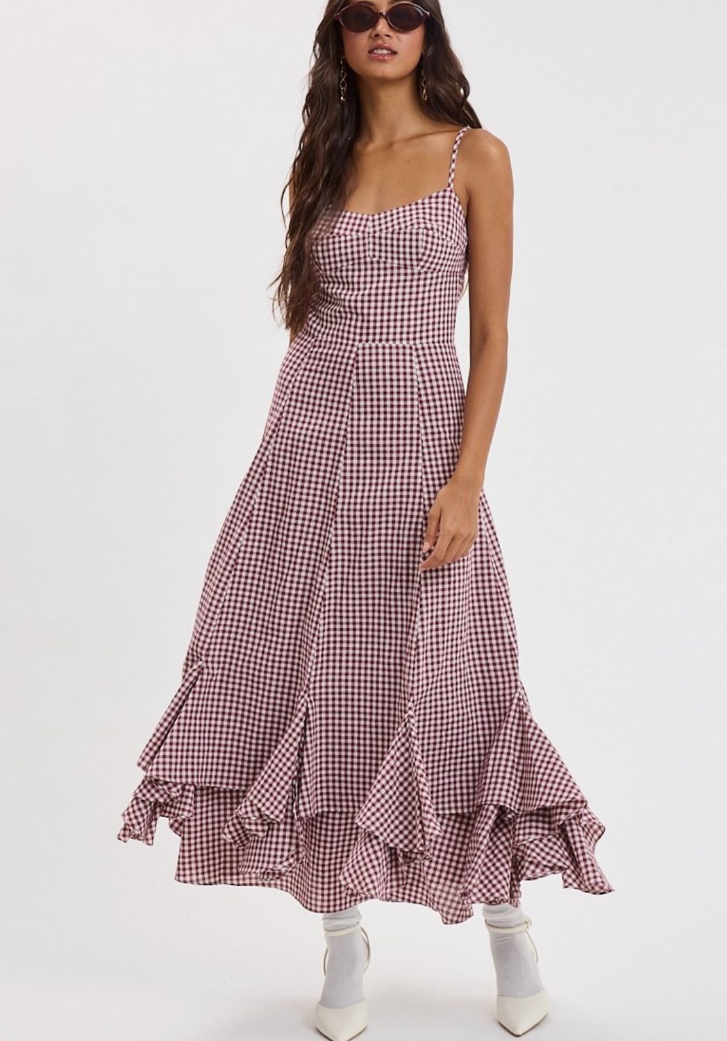 Reveille Check Dress