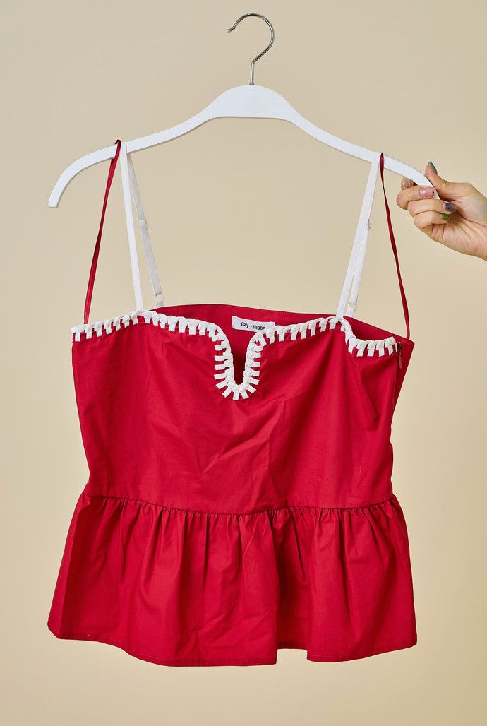 peplum game day top