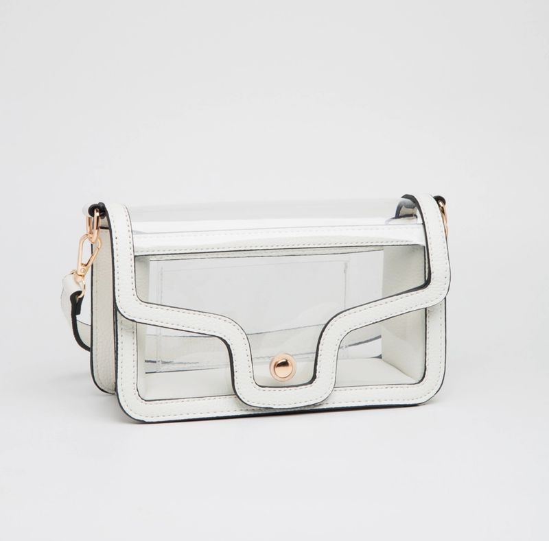 game day stadium bag- white
