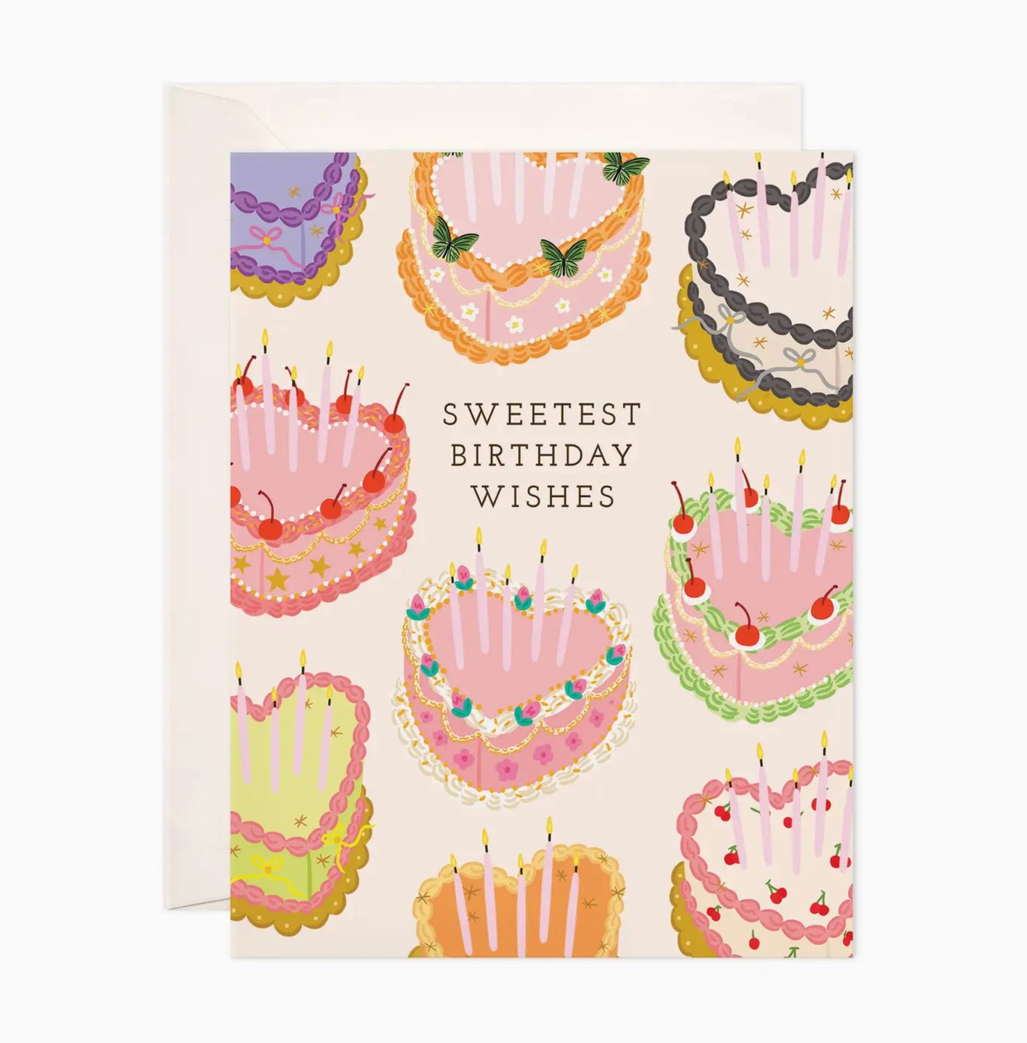 sweetest birthday cakes card