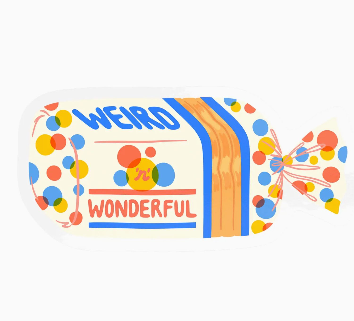 weird and wonderful sticker