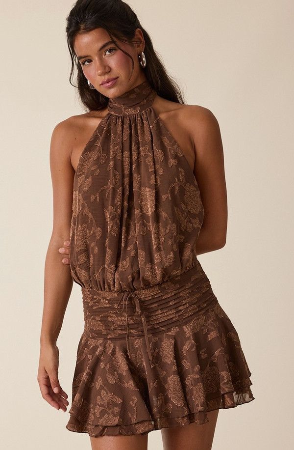 sedona halter- brown