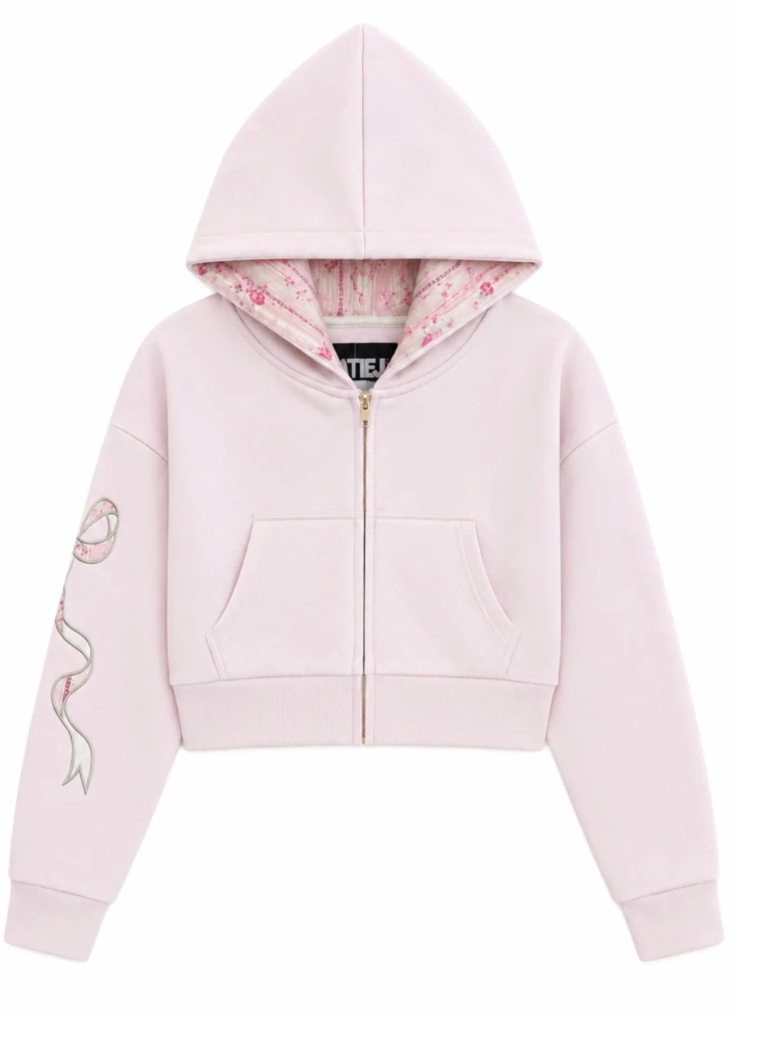 dylan bow zip hoodie