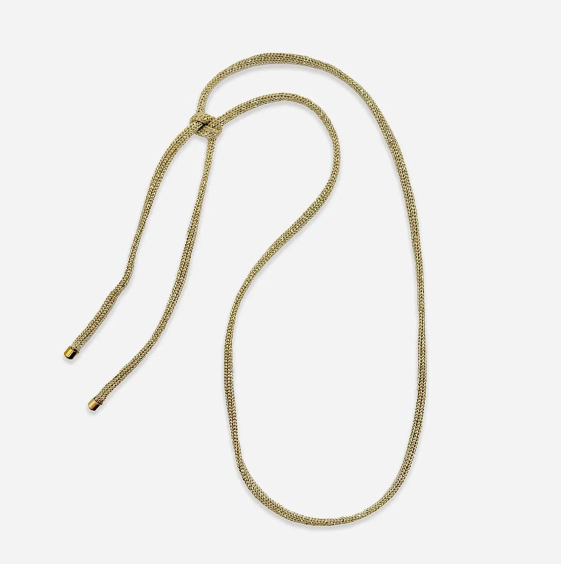 lurex cord necklace
