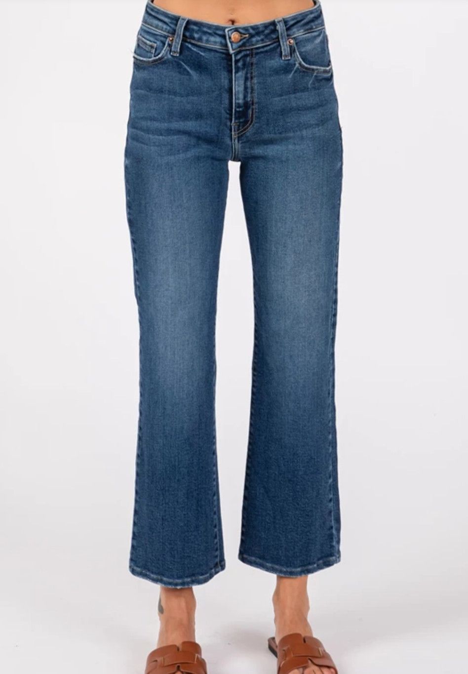 venice mid rise straight jean