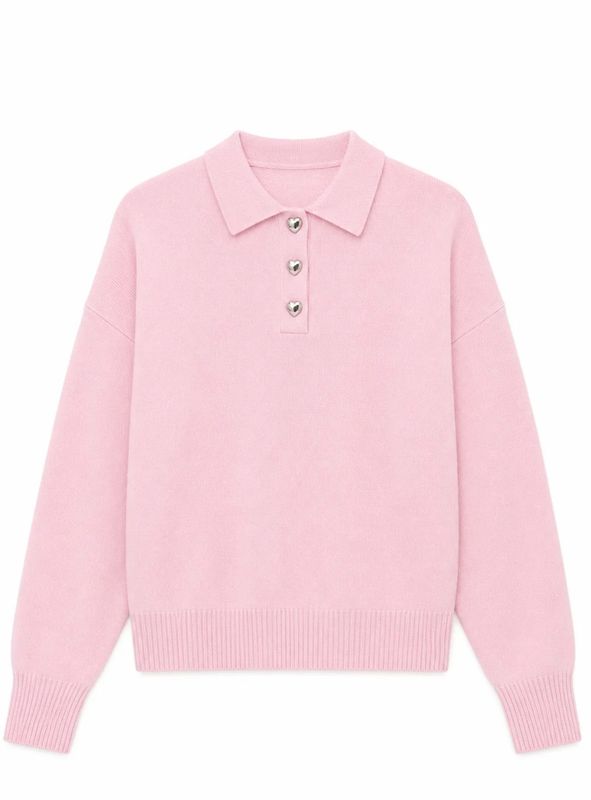 klein knit collar sweater