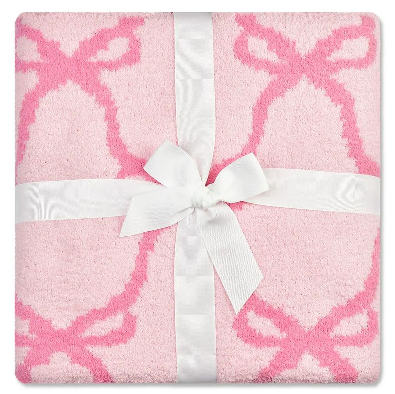 sweet trellis bow cozy blanket