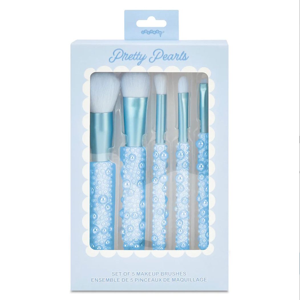 pearl makeup brush set