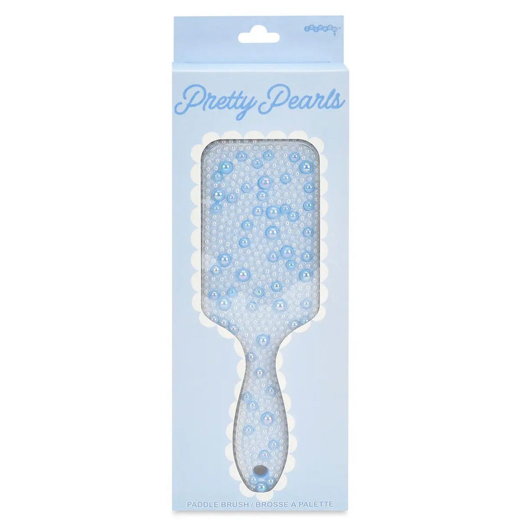 blue pearl hair brush