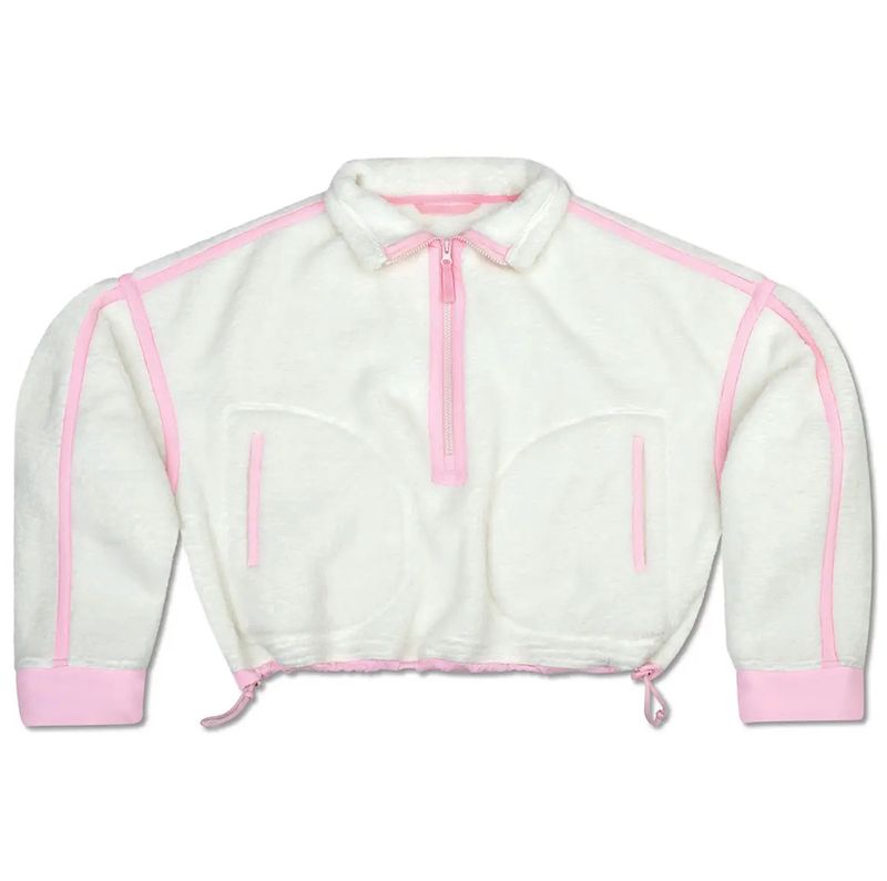 1/2 zip sherpa pullover