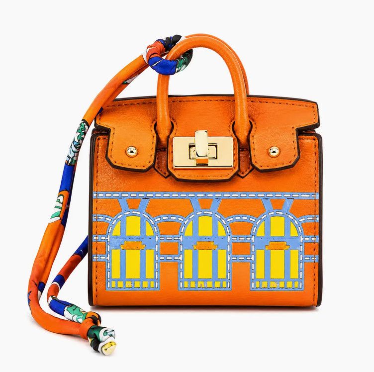 mini designer bag keychain
