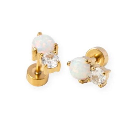 opal dual studs