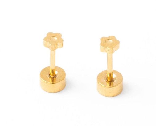 petite flower studs