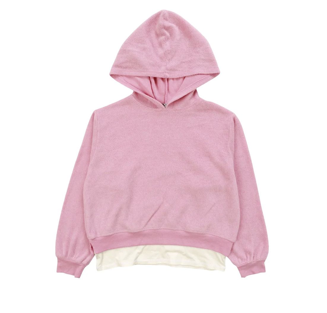 hoodie with contrast tee