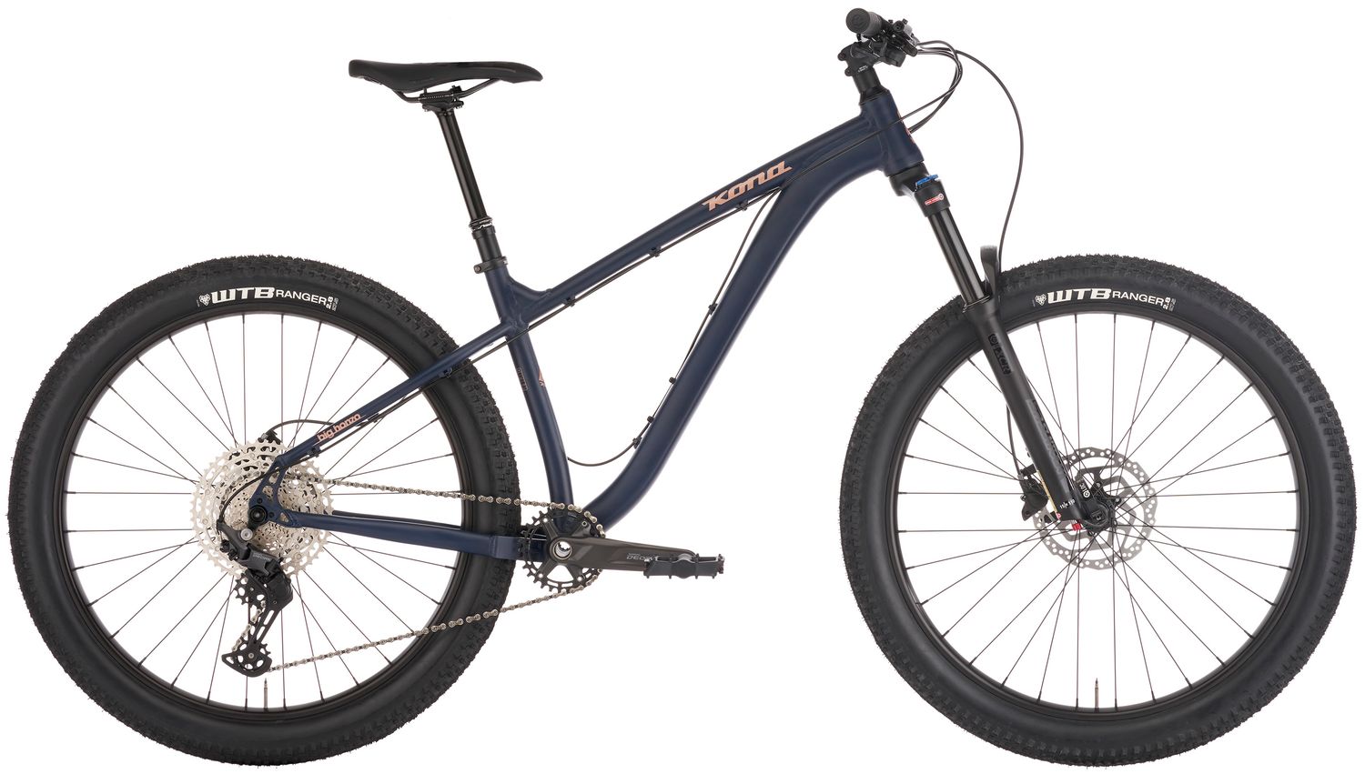 Kona Big Honzo Matte Midnight w/ Gloss Metallic Bronze Decals Large