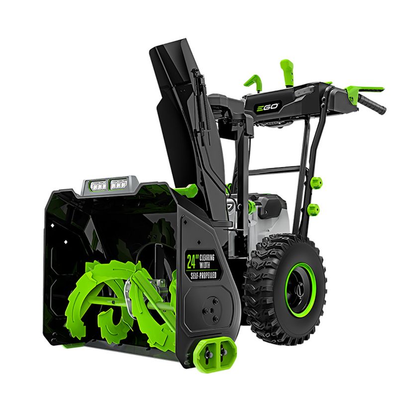 EGO-SNT2405 24" 2 Stg Snow Blower 2 x 7.5Ah Batteries and Dual Charger Kit