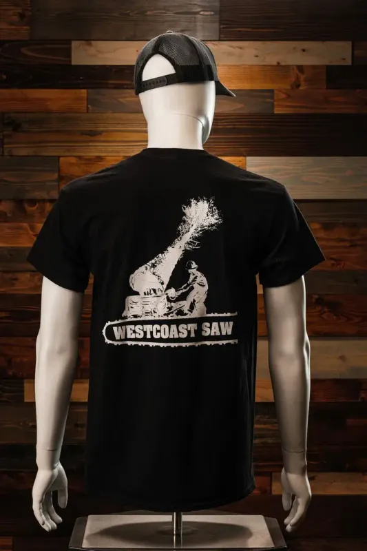 100-0501 SHORT SLEEVE T-SHIRT WESTCOAST SAW -L