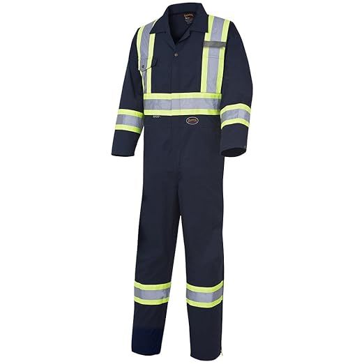 5539-M COVERALL QUILT HIVIS NAVY OR BLACK
