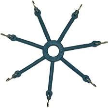 0213  TENSIONER SPIDER RUBBER GREEN