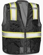 SURVEYOR VEST BLACK 2X-LARGE