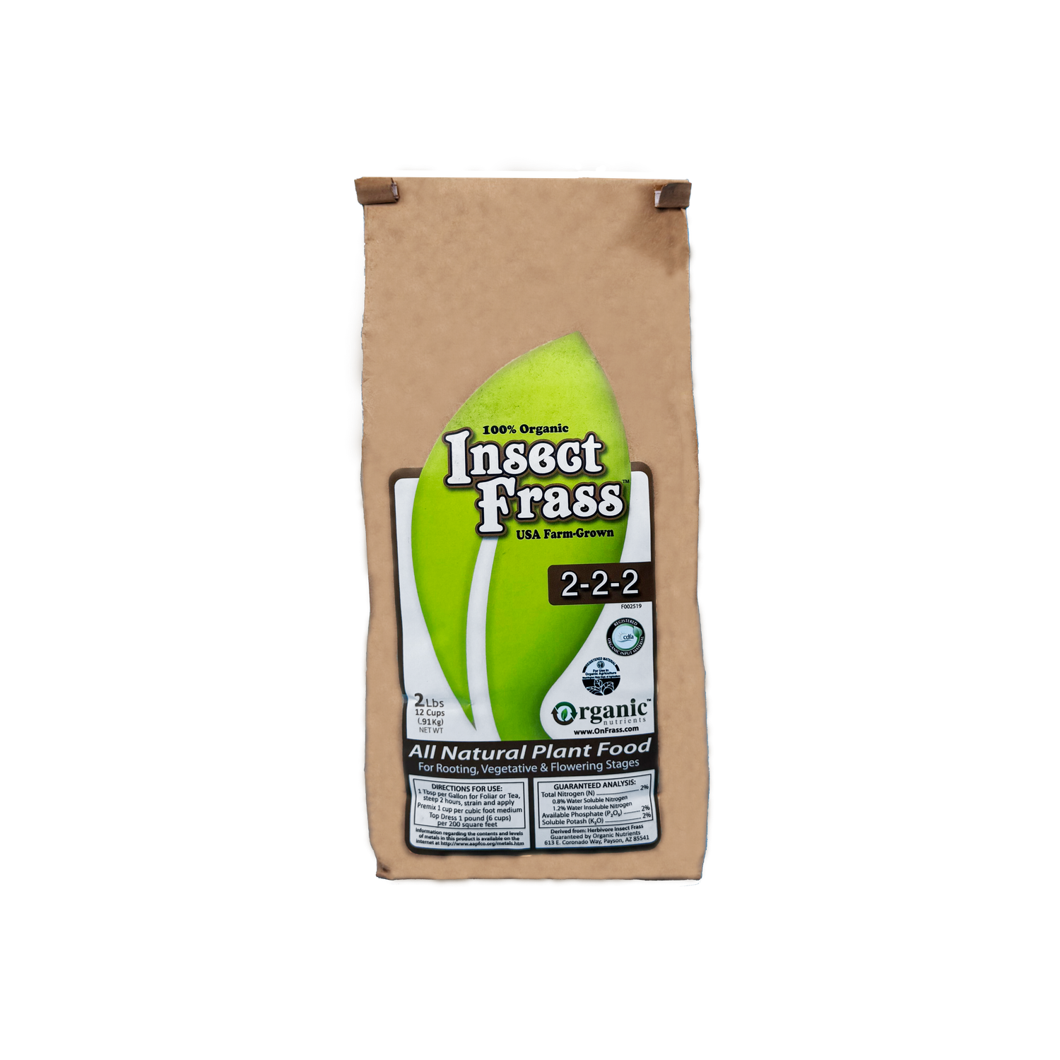 Insect Frass, Size: 2 lb