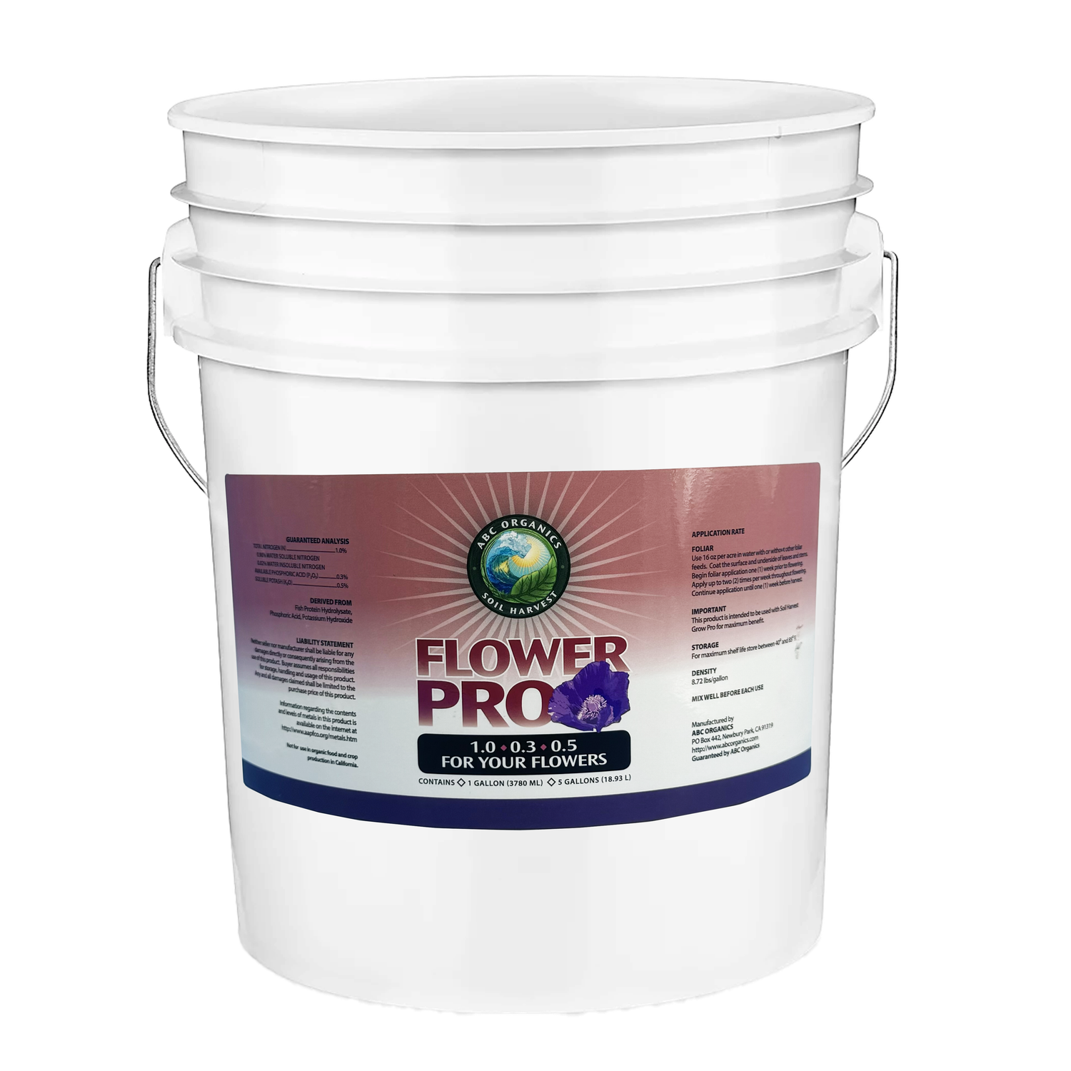 Flower Pro, Size: 5 gal
