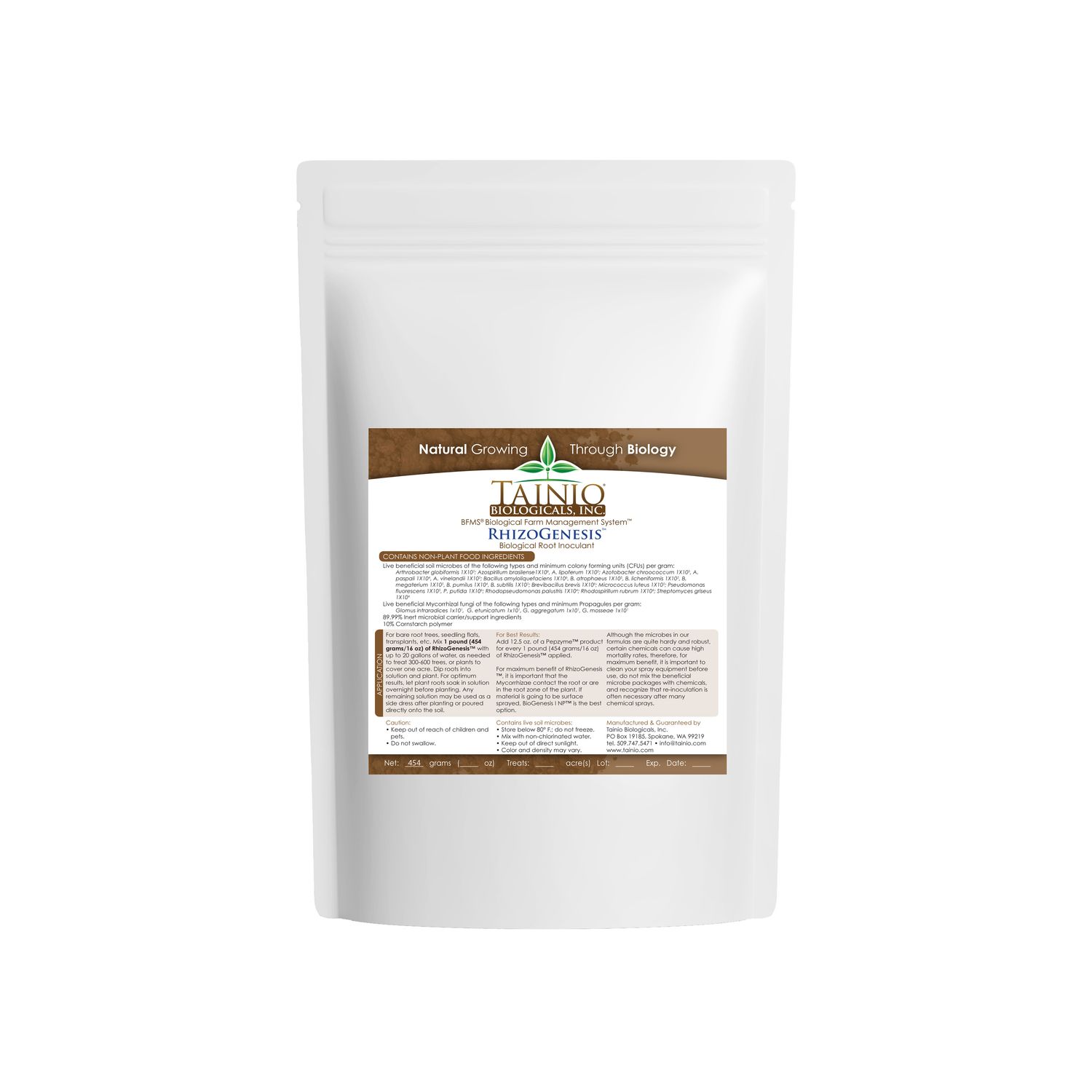 RhizoGenesis, Size: 454 g