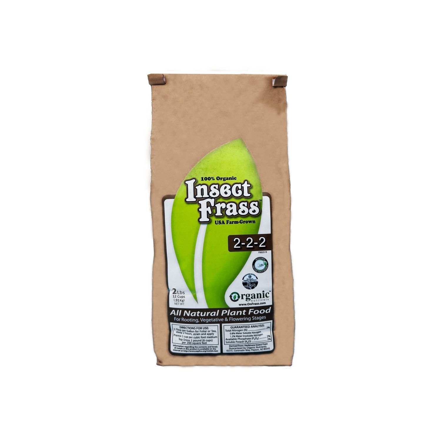 Insect Frass, Size: 2 lb