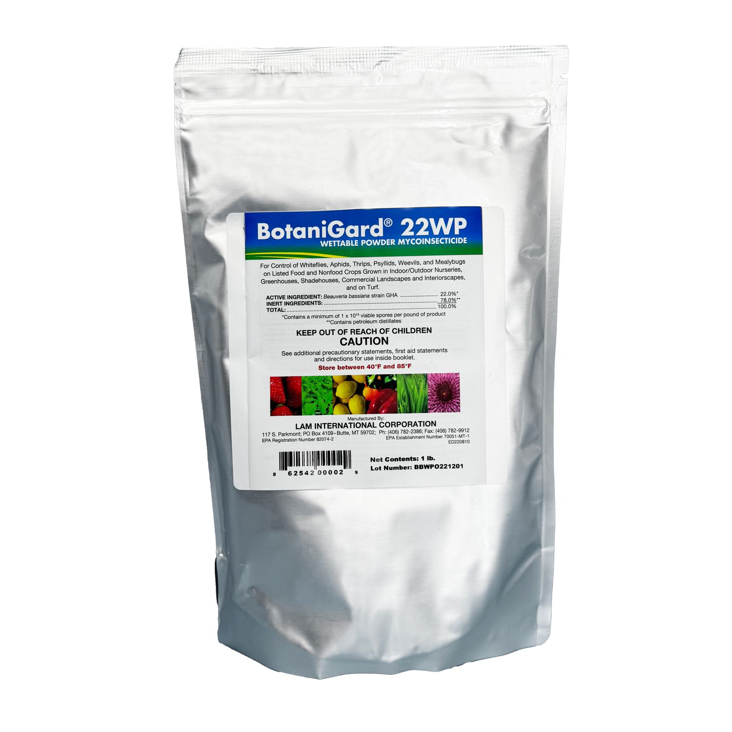 BotaniGard 22WP Mycoinsecticide, Size: 1 lb