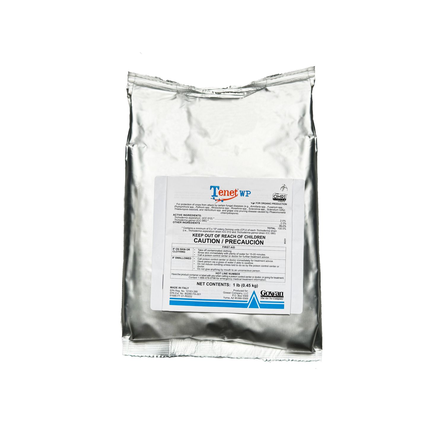 Tenet WP Biofungicide, Size: 16 oz