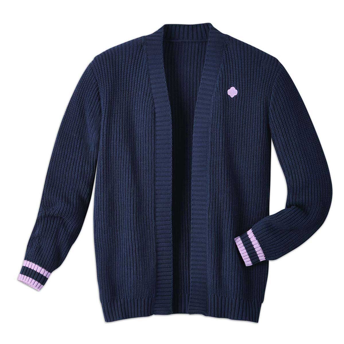 Cadette, Senior, Ambassador Relaxed Navy Cardigan