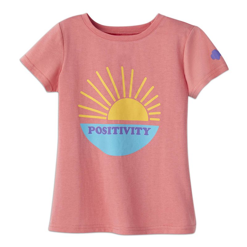 Positivity Coral T-Shirt