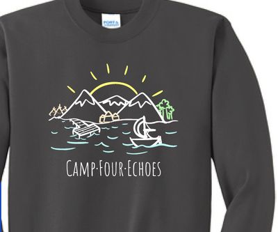 Camp Four Echoes Crewneck Sweatshirt - 2023 Gray