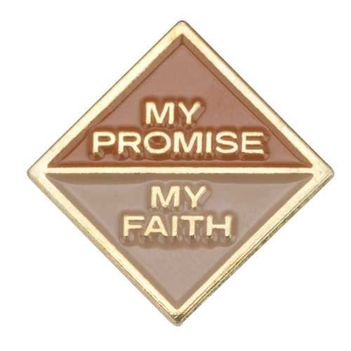 Brownie My Promise My Faith Pin Year 2