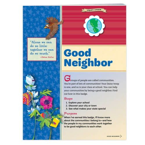 Badge Requirements - Daisy Good Neighbor
