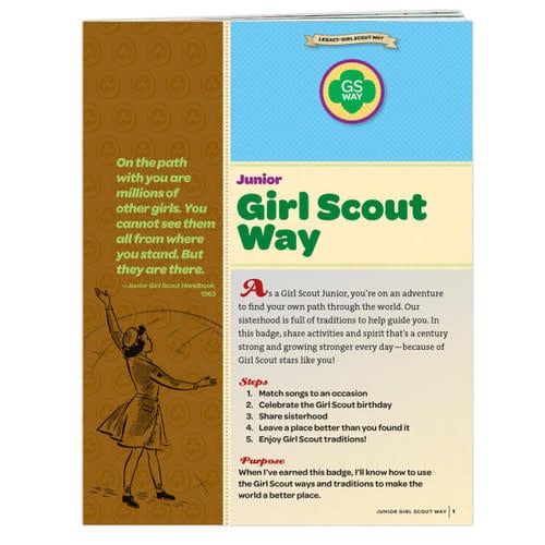 Badge Requirements - Junior Girl Scout Way