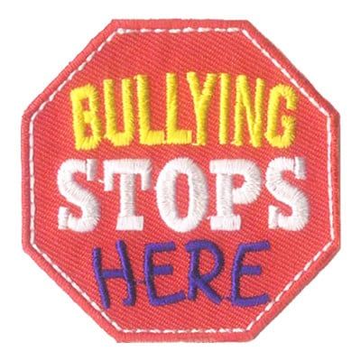 Bullying Stops Here Fun Patch