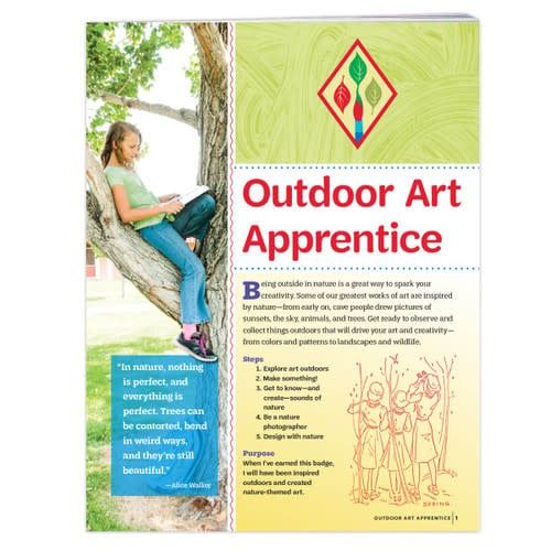 Badge Requirements - Cadette Outdoor Art Apprentice
