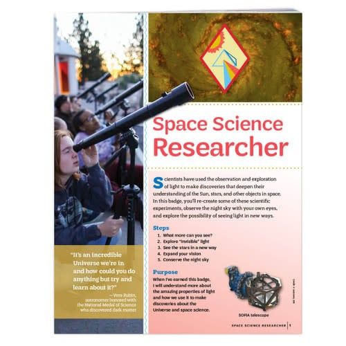 Badge Requirements - Cadette Space Science Researcher