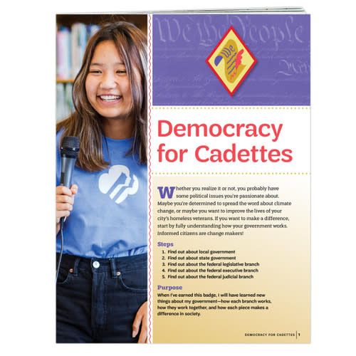 Badge Requirements - Cadette Democracy