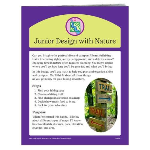 Badge Requirements - Junior Design with Nature