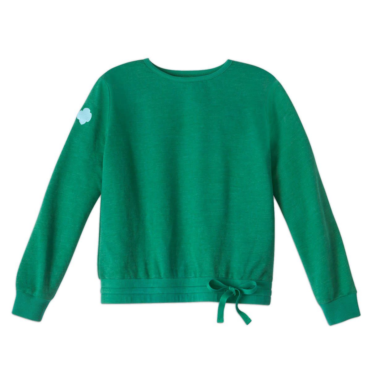 Green Drawstring Sweater
