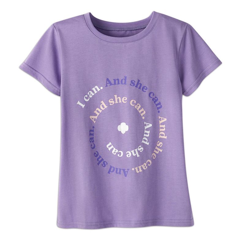 I Can And She Can Lilac T-Shirt