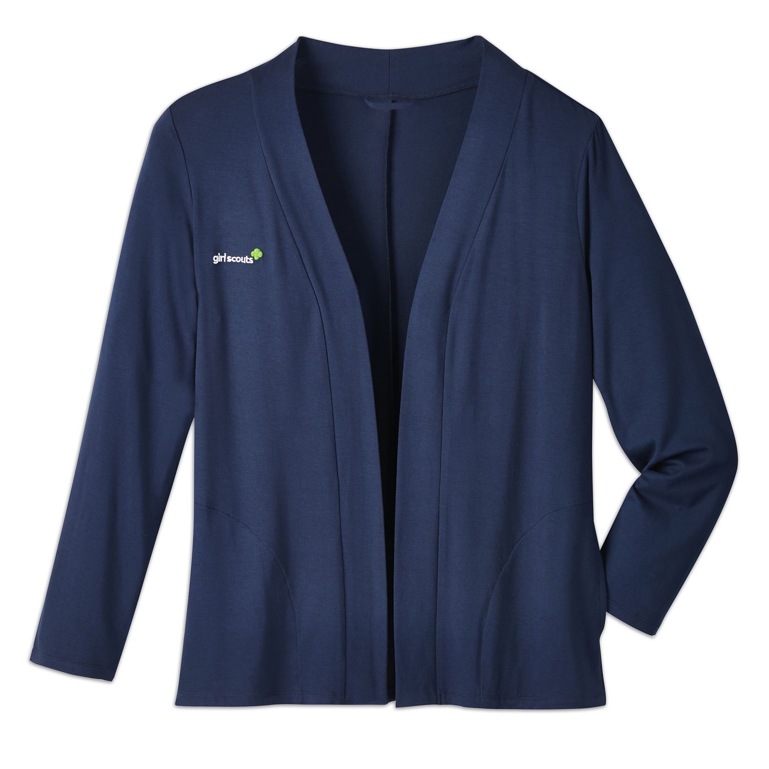 Adult Uniform Women&#39;s Open Front Cardigan Navy