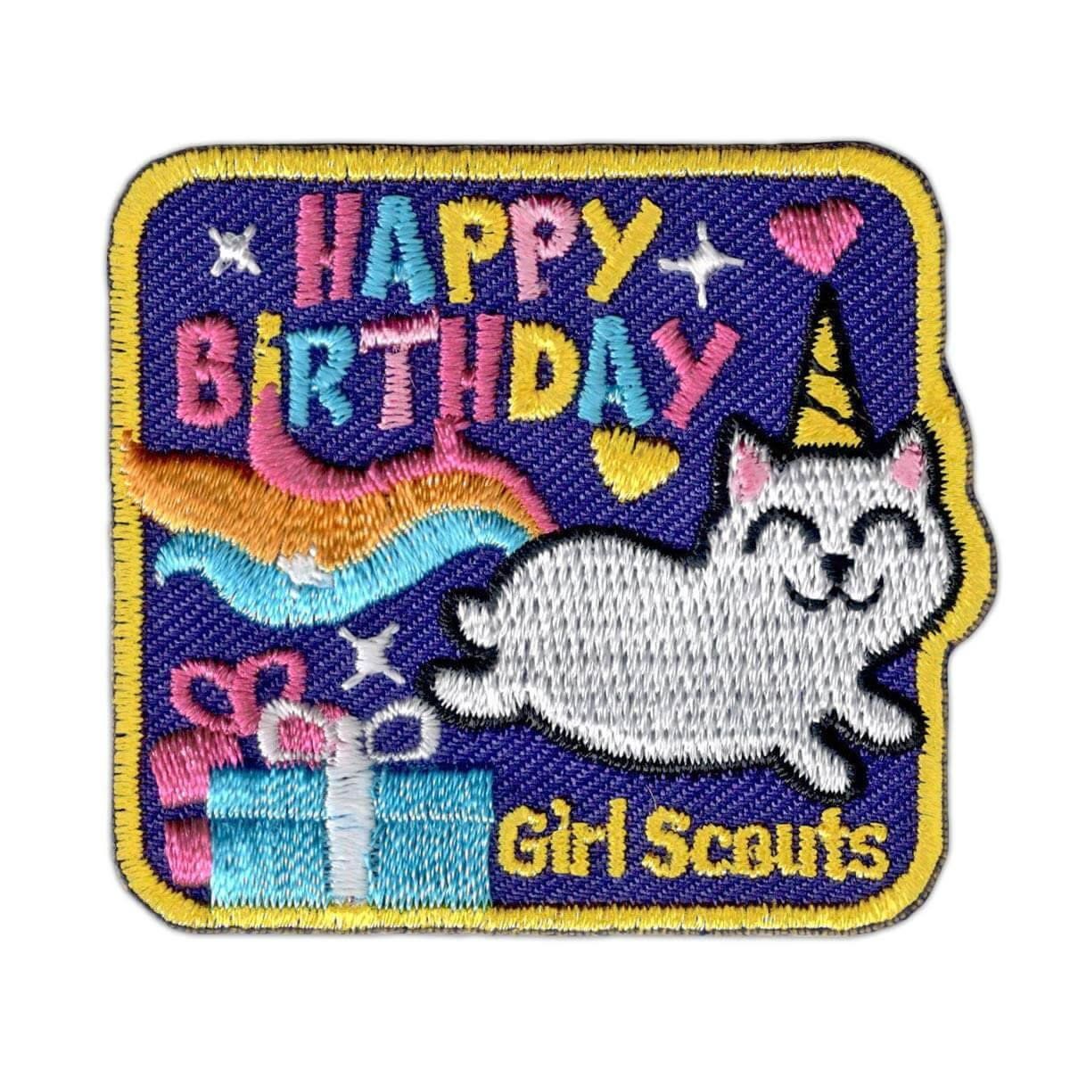 Happy Birthday Patch - Uni-Cat